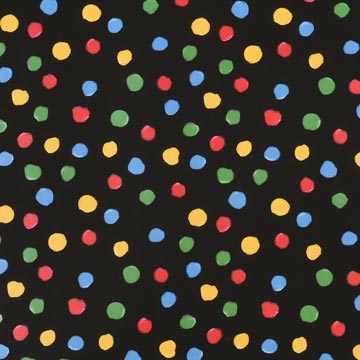 inpak 150mx30cm confetti zwart
