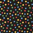 inpak 150mx30cm confetti zwart