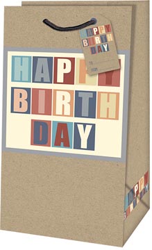 geschenkzak happy bday s