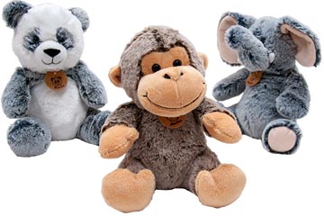 knuffeldier 23cm assorti