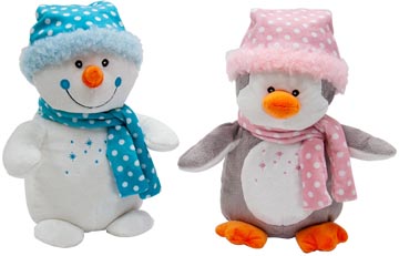 sneeuwpop pinguin 26cm