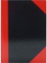 soho notitieboek a5 zwart-rood