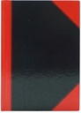 soho notitieboek a6 zwart-rood