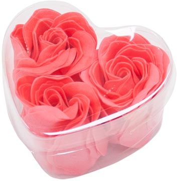 badzeep rozen 3 stuks