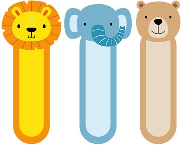 bladwijzer dieren 12cm