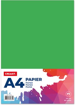 creakit papier a4 80g 100v grn