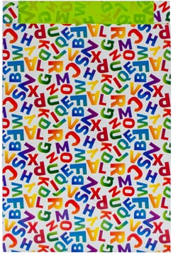 zakje 25x34cm 100x letters