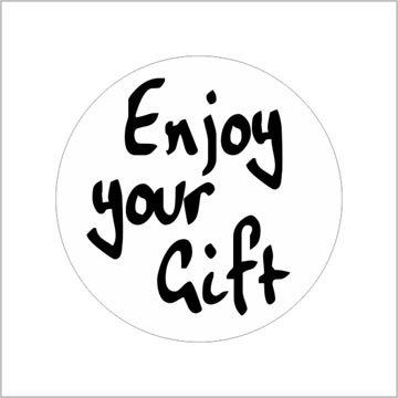 etiket 39mm 500x enjoy gift