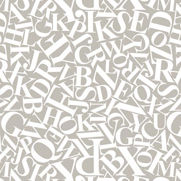 inpak 200mx50cm letters taupe