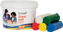 Creal - Havo Boetseerpasta Supersoft -5 geassorteerde Kleuren, 350gr per kleur, rood, groen, geel, wit en blauw