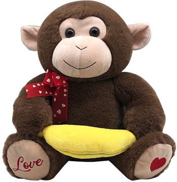 aap met banaan love 23 cm