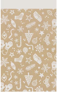 zakje 25x34cm 100x kr winter