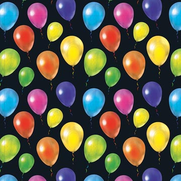 inpak 200mx50cm ballon zwart