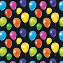inpak 200mx50cm ballon zwart