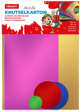 creakit knutselkarton metallic