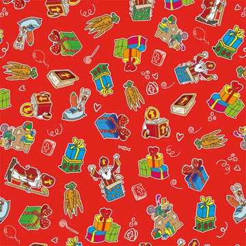 inpak 200mx70cm sint cadeau rd
