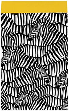 zakje 12x19cm 200x zebra