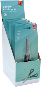 soho schaar 13cm rond zw