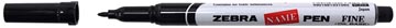 zebra textielmarker f zwart