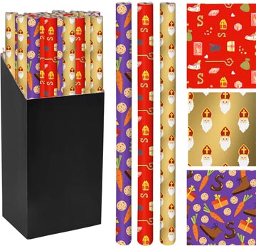 geschenkpap 1x3m sint mix