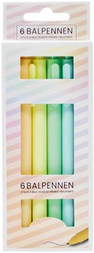 soho pastel balpen 6x