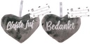 hart 12cm juf-bedankt grijs