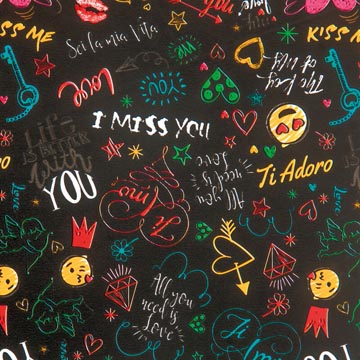 inpak 150mx30cm emoticon love