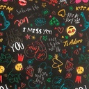 inpak 150mx30cm emoticon love