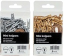 mini knijper 50x met touw 6m