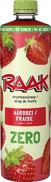 raak siroop 75cl aardbei zero