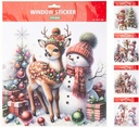 raamsticker kerst 30x30cm