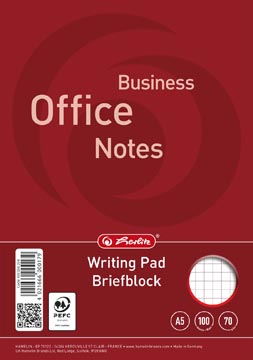 herlitz off schrijfblok a5 r