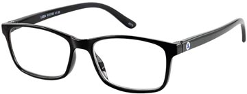 leesbril luca +3.0 zwart