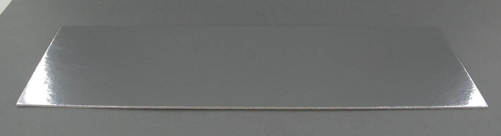 50 kartonnen onderlegger 1,5mm - zilver - 130x190mm