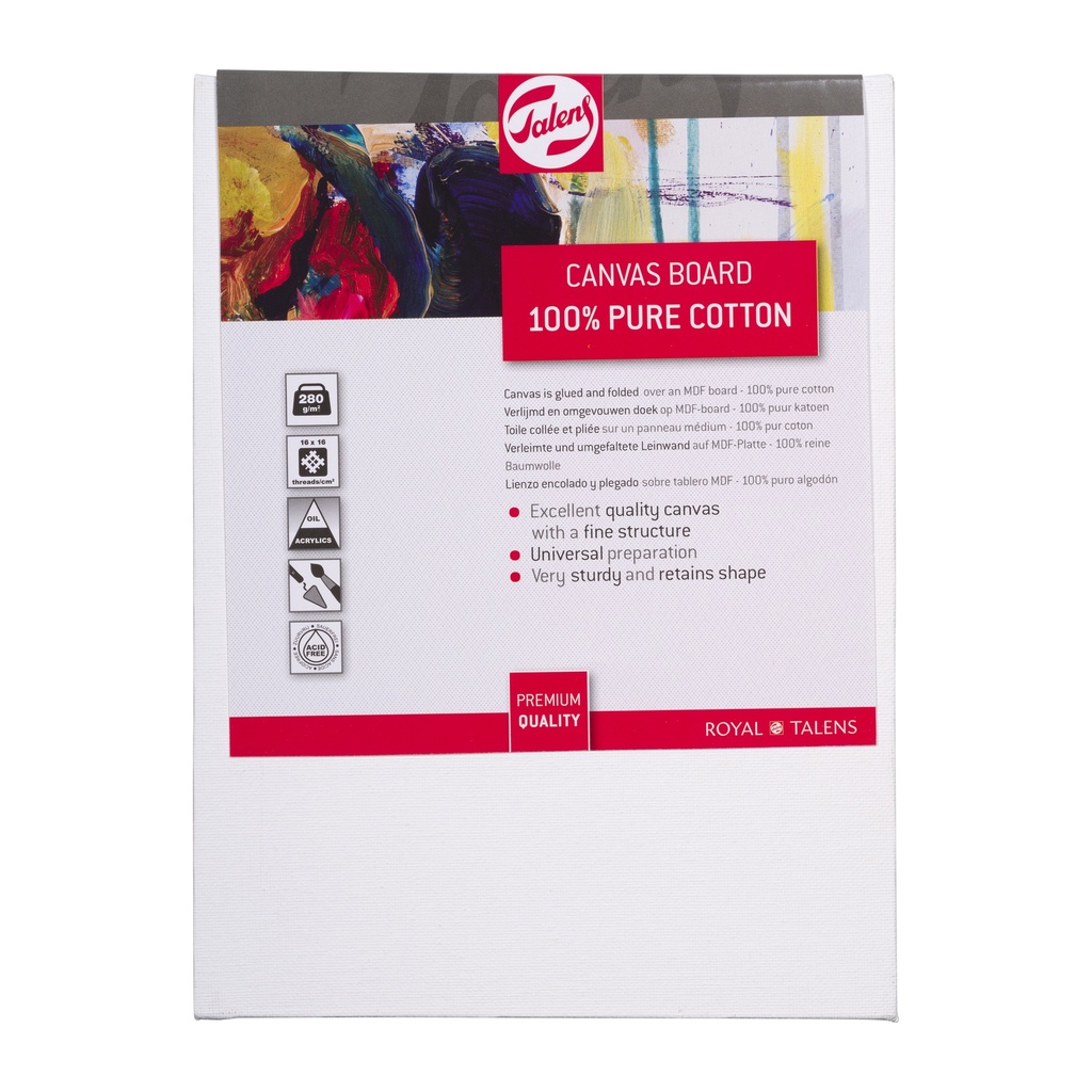 Talens Canvas Board 18 X 24 Cm