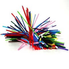 Chenille 6 mm x 50 cm P/100 mix