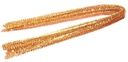 Chenilledraad, glitter goud, 10 stuks, 50cmx8mm