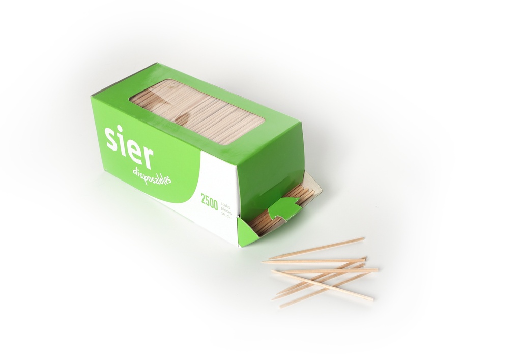 cocktailprikker hout (fsc®) 65 mm ds. à 2500