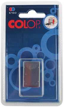COLOP E10 (BLAUW/ROOD, E12)