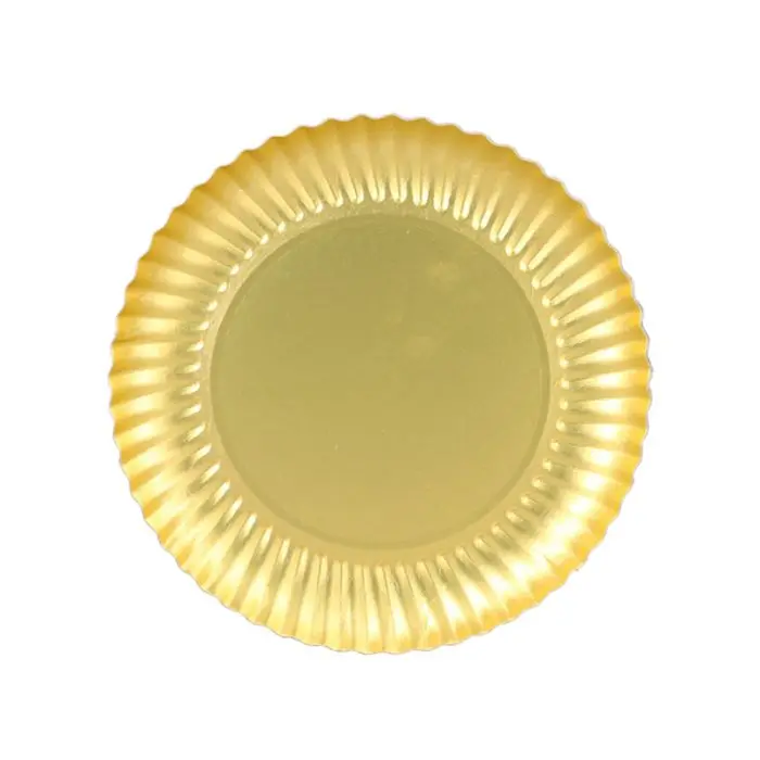 Kartonnen Bord - Mat Goud - Ø210X218Mm - 50 Stuks