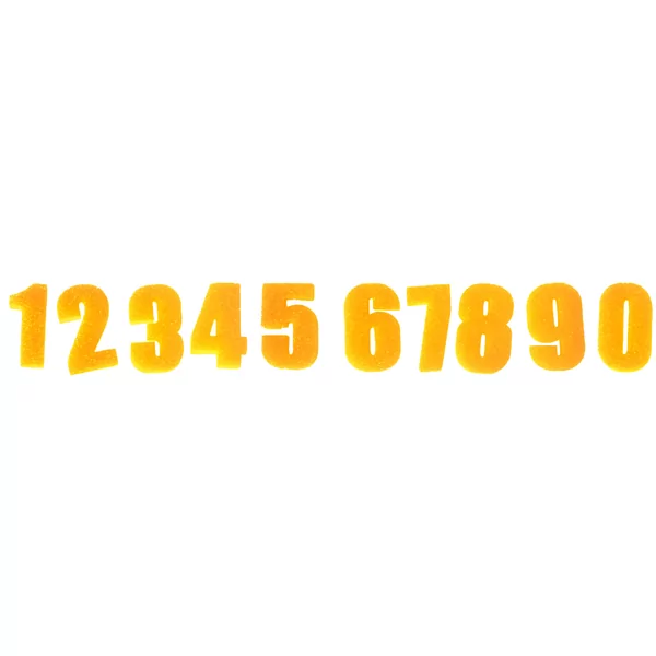 10 sponzen stempel cijfers