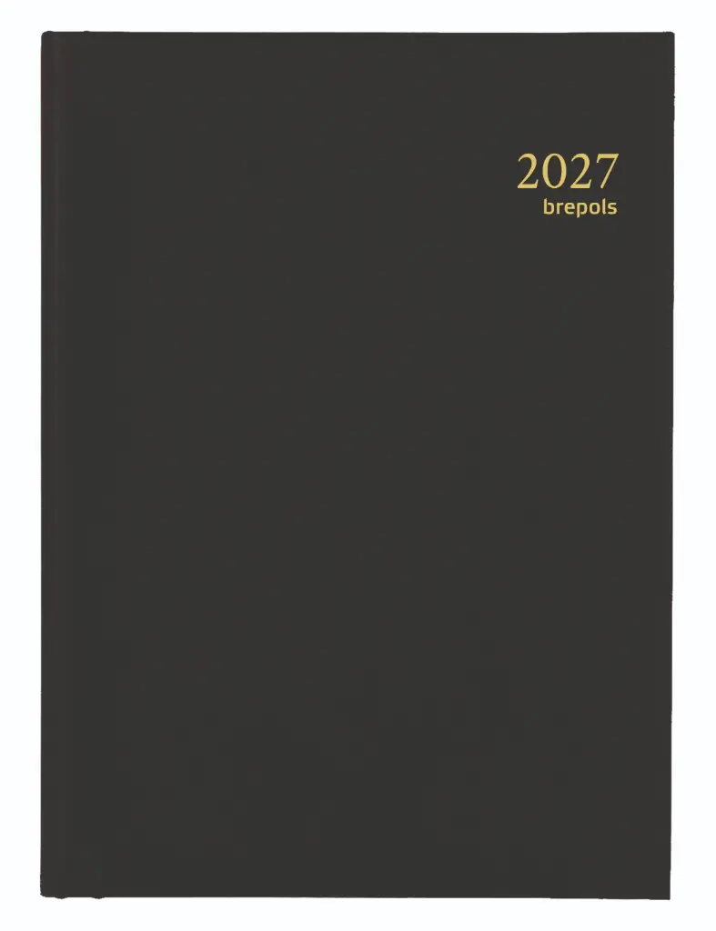 Agenda Brepols Euro 1Dag/Pag Zestalig Lima Zwart