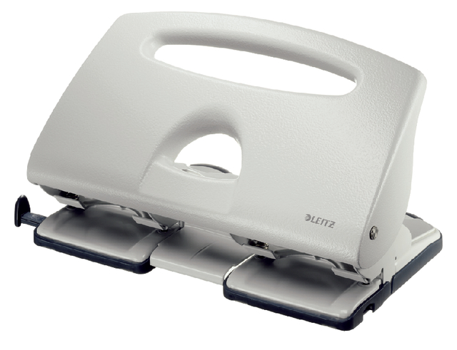 Perforator Leitz Metaal 4 Gaats 40 Vel Grijs