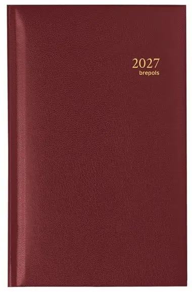 Agenda Brepols Interplan Lima Bordeaux 1 week per 2 pagina's 1-talig