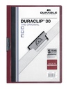 Durable, Klemmap Duraclip A4, 3Mm, Tot 30 Vellen Aubergine