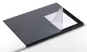 Durable, Schrijfonderlegger 650X500 Mm Met Randbescherming Met Transparante Cover (Zwart)