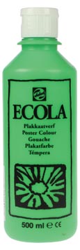 Ecola Plakkaatverf Fles 500 ml Lichtgroen 601