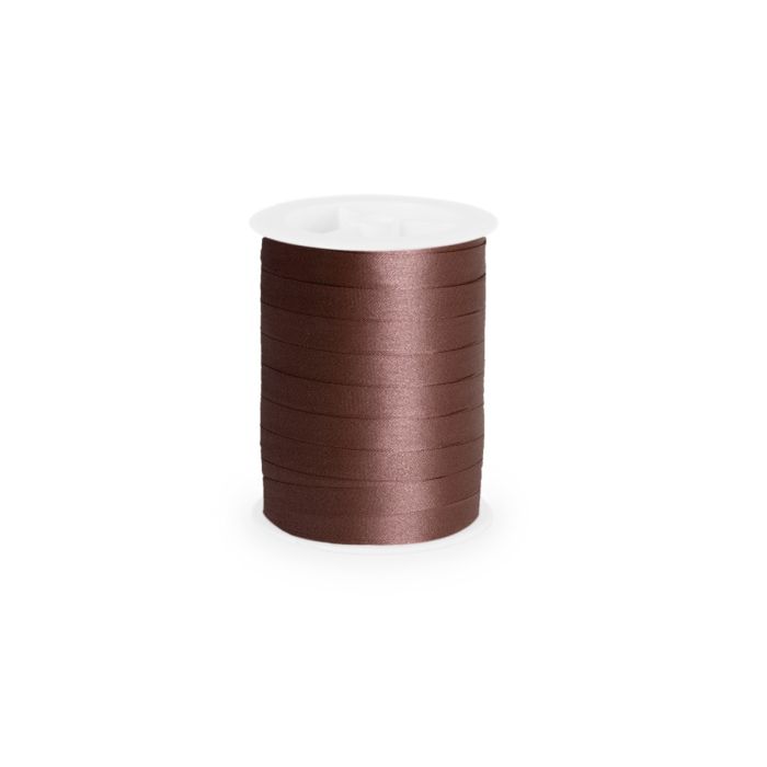 Effen Lint (10Mm/250M, Donkerbruin)
