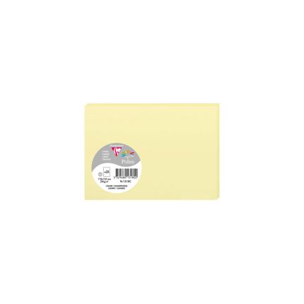 Pollen pak 25 kaarten 210g 110x156mm - Kanariegeel