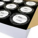 Dymo 11354/S0722540 compatible labels, 57x32 mm, wit, permanent, 1000 per rol, 12 rollen